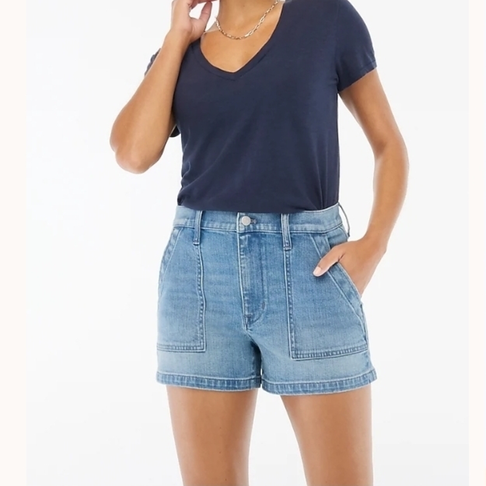 J. Crew Blue Jean Shorts Size 31